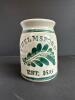 Stoneware Crock with Chelmsford Green Leaf Motif
