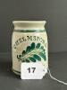 Stoneware Crock with Chelmsford Green Leaf Motif - 9
