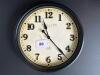 Sterling & Noble Wall Clock Black and Gold-tone Frame - 5