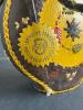 Yugoslavian Leather Decorated Glass Canteen - 4