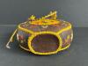 Yugoslavian Leather Decorated Glass Canteen - 6