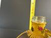 Yugoslavian Leather Decorated Glass Canteen - 7