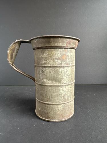 Vintage Tin Flour Sifter by Kreamer