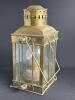 Viking Brass Kerosene Lantern with Glass Panels - 3