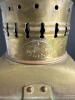 Viking Brass Kerosene Lantern with Glass Panels - 8