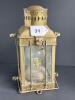 Viking Brass Kerosene Lantern with Glass Panels - 10