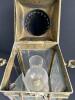 Viking Brass Kerosene Lantern with Glass Panels - 11