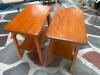 Pair of American Maple End Tables in Traditional Style