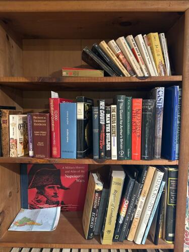 Assorted Hardcover and Paperback History and Reference Books