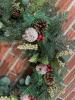 Christmas Wreath with Snowman and Pinecones - 3
