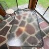 Lyon-Shaw Wrought Iron and Glass Patio Table with Four Chairs - 2