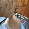 Two Lyon-Shaw Wrought Iron Patio Chairs and Glass-Top Side Table - 7