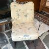 Two Lyon-Shaw Wrought Iron Patio Chairs and Glass-Top Side Table - 11