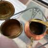 Ethan Allen Brass-Tone Container and Copper Lidded Vessel - 2