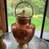 Ethan Allen Brass-Tone Container and Copper Lidded Vessel - 5
