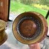 Ethan Allen Brass-Tone Container and Copper Lidded Vessel - 6