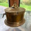 Ethan Allen Brass-Tone Container and Copper Lidded Vessel - 8