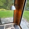 Metal Floor Lamp With Decorative Base and Shade