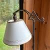 Metal Floor Lamp With Decorative Base and Shade - 3