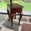 Small Wood Accent Table With Serving Tray - 5