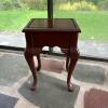 Small Wood Accent Table With Serving Tray - 7