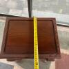Small Wood Accent Table With Serving Tray - 14