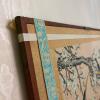 58.75" x 34.75" Three-Panel Asian-Style Bird and Blossom Folding Wall Art - 4