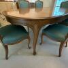 Drexel Walnut Dining Table and Six Chairs - 6