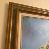 31" x 43" Signed Floral and Butterfly Artwork on Canvas - 5