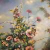 31" x 43" Signed Floral and Butterfly Artwork on Canvas - 6