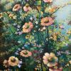 31" x 43" Signed Floral and Butterfly Artwork on Canvas - 7