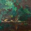 31" x 43" Signed Floral and Butterfly Artwork on Canvas - 8