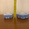 Four Wedgwood Blue Jasperware Trinket Boxes and Dishes - 14