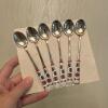 Set of Six Asian-Style Enameled Souvenir Spoons - 2