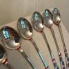 Set of Six Asian-Style Enameled Souvenir Spoons - 4