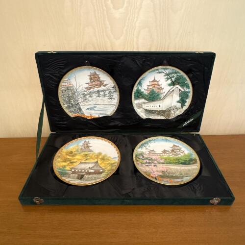 Set of Four Noritake Limited Edition Seasons 1979 Plates