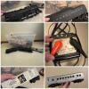 Lionel Model Train Lot with Locomotive, Cars, Track and Transformer
