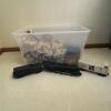 Lionel Model Train Lot with Locomotive, Cars, Track and Transformer - 2