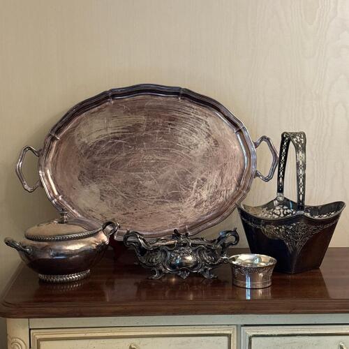 Assorted Silverplate Serving Pieces