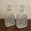 Pair of Cut Glass Decanters