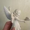 Seven Dresden Germany Porcelain Angel Figurines - 7