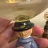Set of Six Figural Stemmed Glasses with Floral Decoration - 8