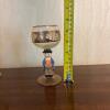 Set of Six Figural Stemmed Glasses with Floral Decoration - 9