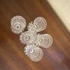 West German Lead Crystal Decanter with Five Shot Glasses. - 2