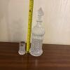 West German Lead Crystal Decanter with Five Shot Glasses. - 8