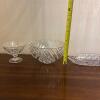 Assorted Pressed and Cut Glass Lot - 16