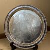 Assorted Silver Plate and Stainless Serving Trays and Utensils - 4