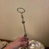 Assorted Silver Plate and Stainless Serving Trays and Utensils - 22