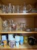 Assorted Glassware, Mugs, Coasters, and Cups
