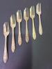 Sheffield England EPNS Pastry Forks and Ornate Silverplate Spoons - 3